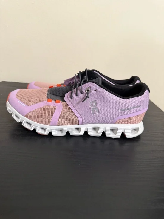 On Cloud 5 Push Running Shoes Womens Size 9.5 Fiji/Rose Purple Athletic Sneakers - Picture 4 of 8
